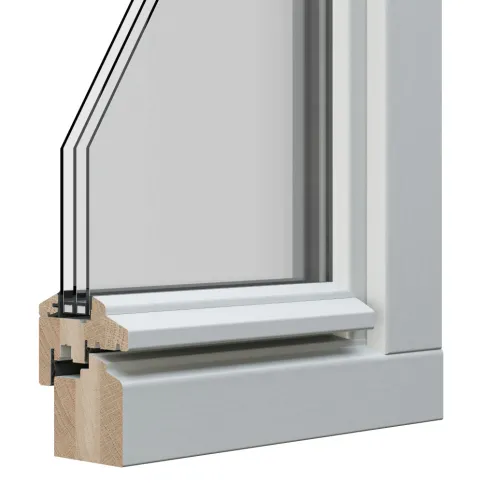 STIL 2 unprofiliert | Beispiel: Eiche RAL deckend Diamond Finish