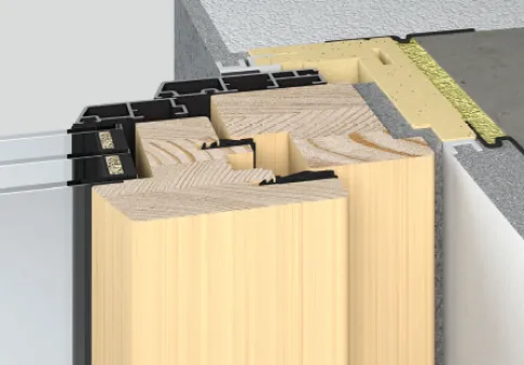 Premium-Montagesystem: Innen mit Schattenfuge