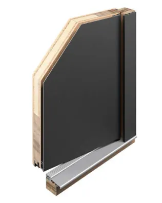 Konstruktionsbeispiel : System Holz-Aluminium