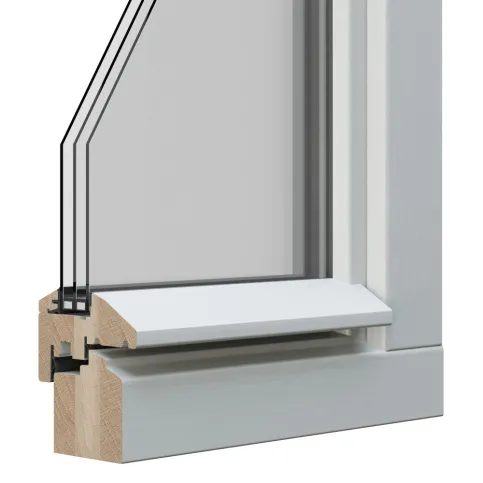 STIL 2 UPGRADE unprofiliert | Beispiel: Eiche RAL deckend Diamond Finish