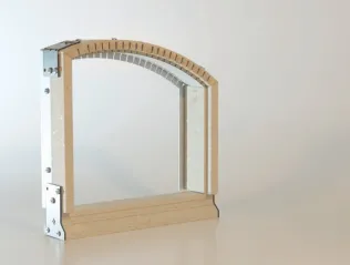 Premium-Montagesystem bogenförmig