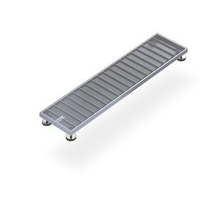 SitaDrain Klassik, 250 x 1000 mm aus Edelstahl rostfrei