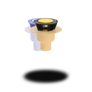 SitaTrendy Fluid Freispiegelgully senkrecht mit Klebeflansch