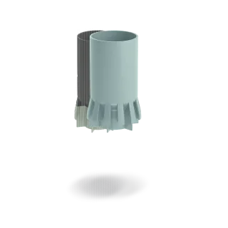 SitaCompact Fluid Rohraufnahme aus Acrylnitril-Butadien-Styrol