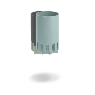 SitaCompact Fluid Höhenausgleichsstück aus Acrylnitril-Butadien-Styrol