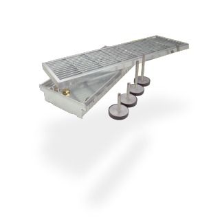 SitaDrain Höheneinstellset 1, 50-90 mm für SitaDrain Kastenrinne bandverzinkt