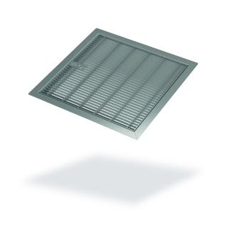 SitaDrain Flächenrahmen, Stahl verzinkt Gitterrost