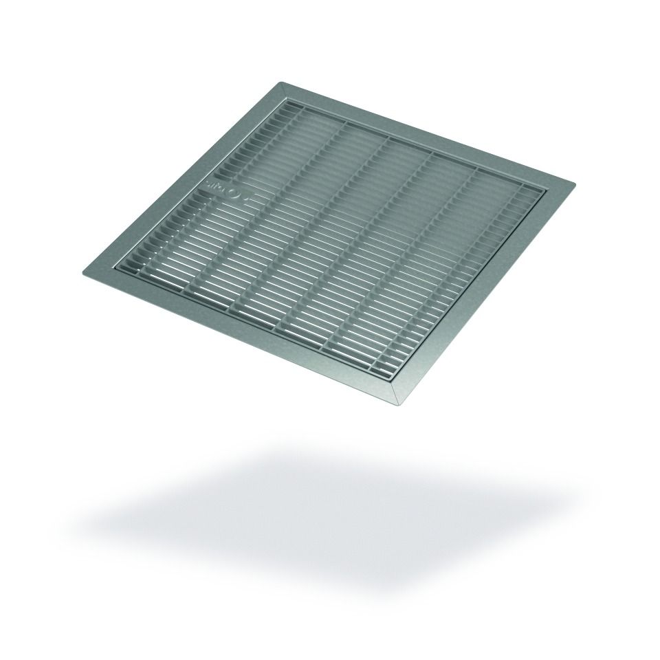 SitaDrain® Flächenrahmen mit Einlegerost, Stahl verzinkt