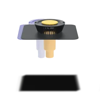 SitaStandard Stufengully mit Anschlussmanschette