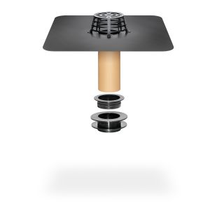 SitaSani 95, Länge 550 mm Thermofol U15 anthrazit, -Manschette