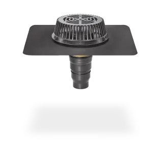 SitaDSS Profi Druckströmungsgully mit Airstop, mit Klebeflansch