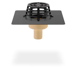 SitaCompact senkrecht, DN 50 Bitumen, -Manschette
