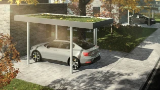 Variobox Professional CARPORT - mit Gründach