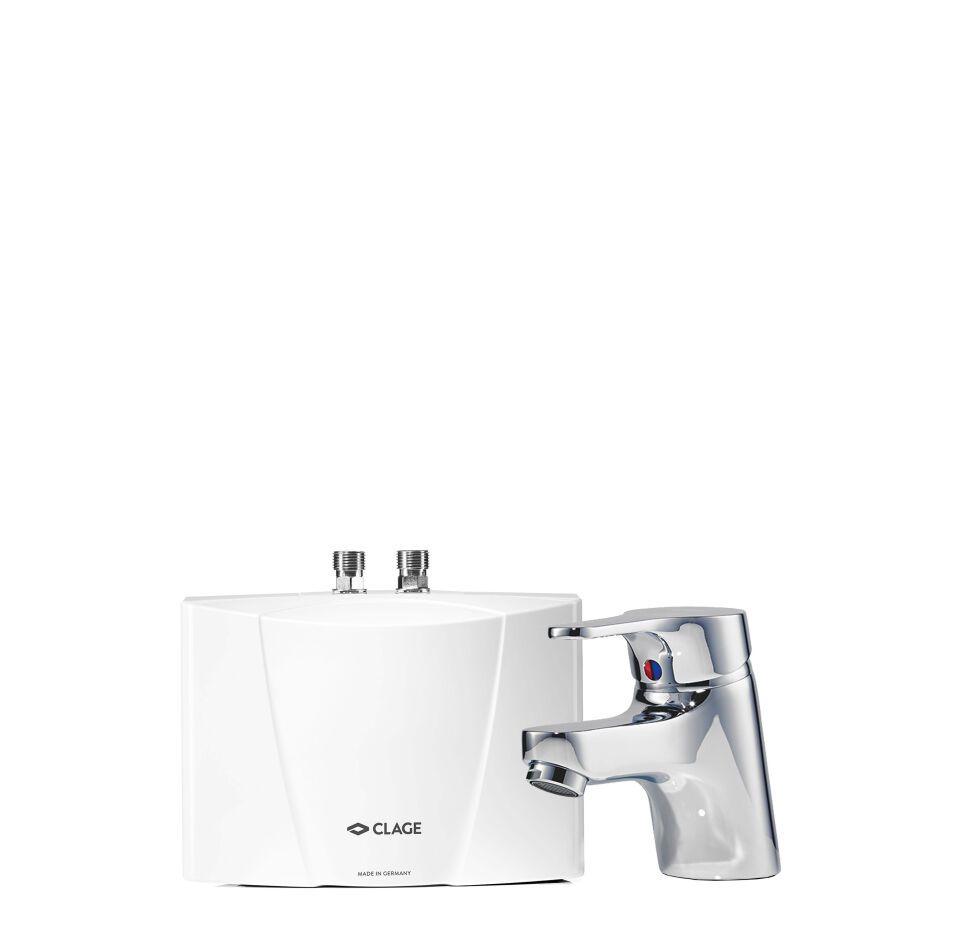 CLAGE E-Klein-Durchlauferhitzer M für das Handwaschbecken (nur für drucklose Armaturen)