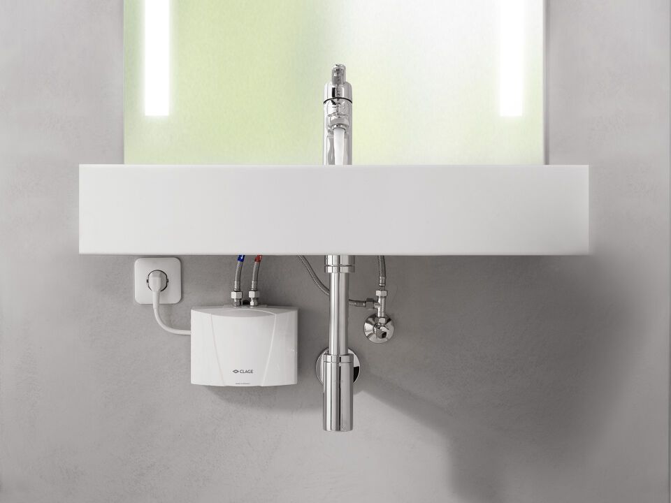 CLAGE E-Klein-Durchlauferhitzer MBH für das Handwaschbecken
