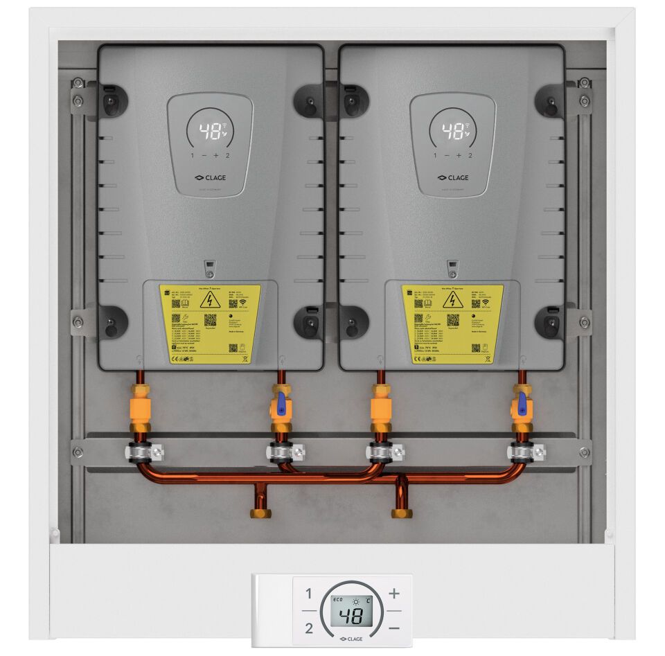 CLAGE E-Modul-Durchlauferhitzer ISX Twin