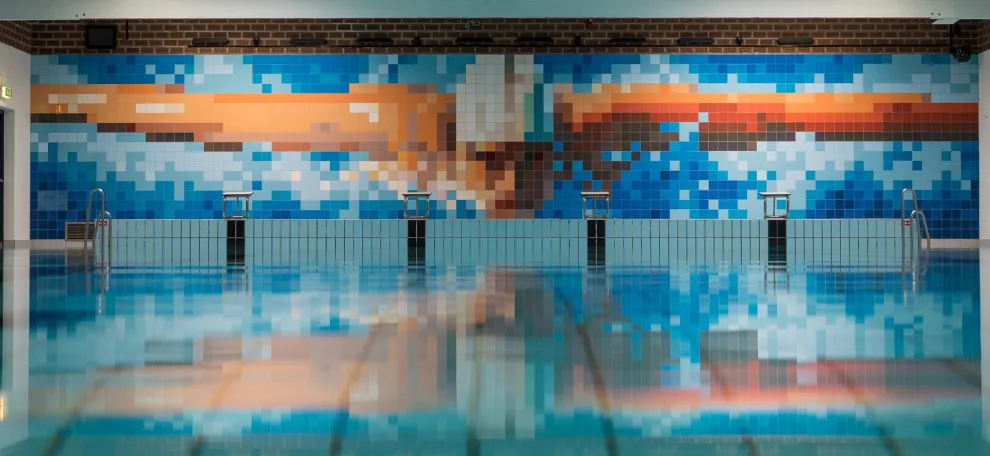 Zwembadwand ’t Meekenesch, Lichtenvoorde Niederlande - Copyright Mosa