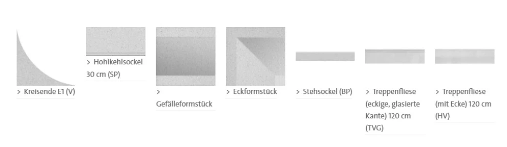 Formteile Core Collection Terra