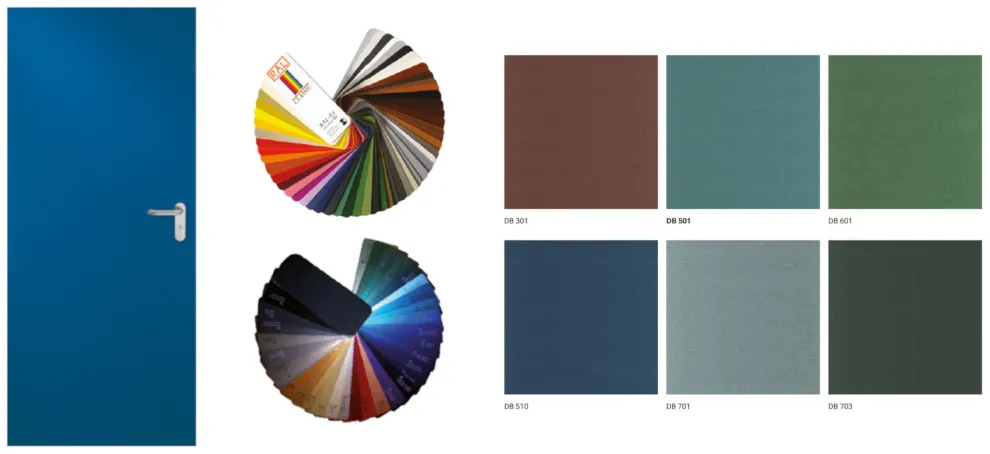 Innentüren mit Sondergrundierungen | RAL-Farben, Metallic-Farben und DB-Farben