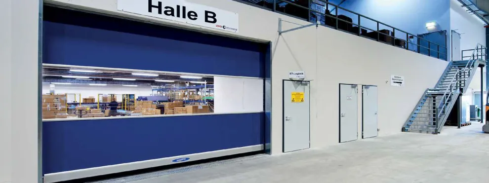 Schnelllauftore für innen und außen