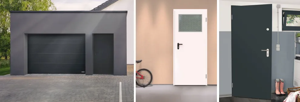 Mehrzwecktür MZ Universal | als Garagennebentür und Abstellraumtür