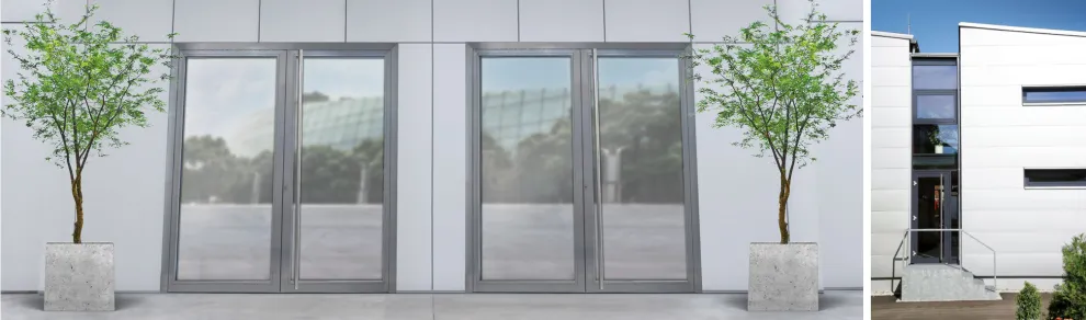 NovoFire Aluminium Außentür