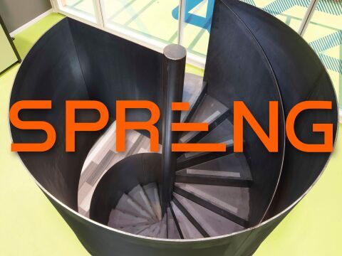 Ästhetisch, platzsparend und vielseitig: Stahlspindeltreppen von SPRENG