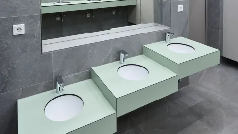 Waschtisch VKW – auch an die kleinsten Gäste denken.