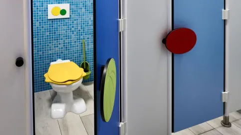 Passend für die Kleinsten: die Toilette im Mini-Format