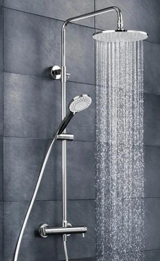 Shower-Set RS 200 (Thermostat) mit Kopfbrause ø 250 x 8 mm