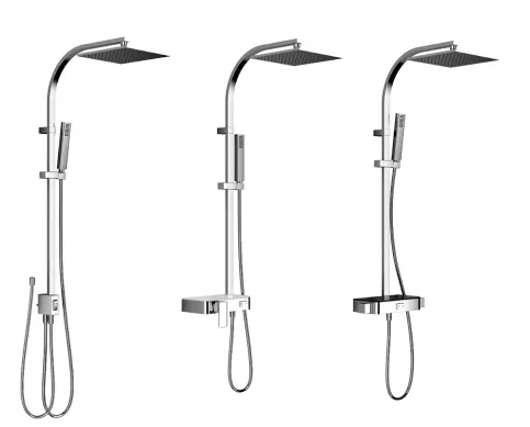 Shower-Set RS 500 AquaSwitch in drei Varianten: Universal, Mix, Thermostat
