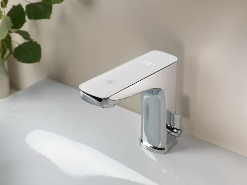 Berührungslose Waschtischarmatur AquaXPro, Chrom