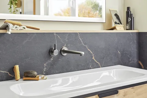 UP-Einhebelmischer AquaXPro, Gunmetal gebürstet