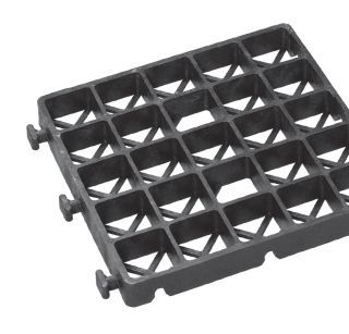 PURUS PLASTICS Bodengitter ECORASTER® X 30
