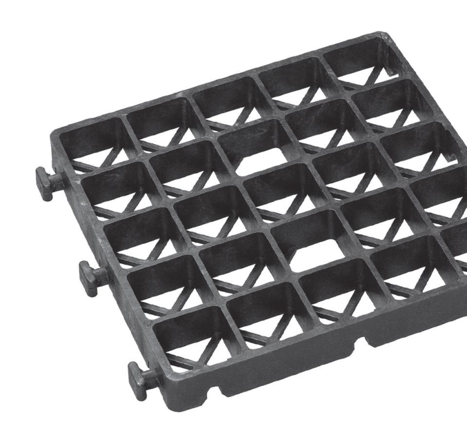 PURUS PLASTICS Bodengitter ECORASTER® X 30