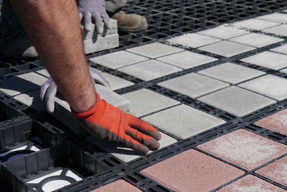 PURUS PLASTICS Bodengitter ECORASTER® E 50 BLOXX