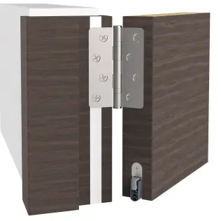 athmer Schall-Ex® L15: Absenkdichtung zum Einnuten mit optimaler Bodenanpassung für eine Schalldämmung bis 52 dB