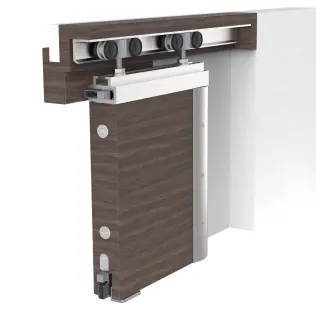 Rundumdicht VHH M-12 Set für Holzschiebetüren mit Einlauftasche