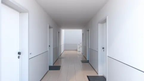 Nachträgliche Türdichtung Nadi ® in der Plattenbau-Sanierung.