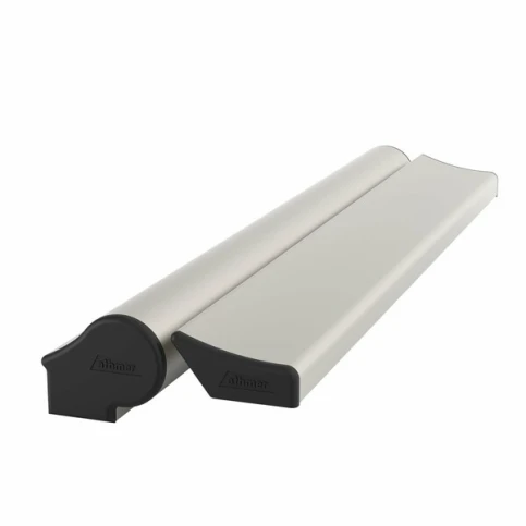 Bandseitiges Schutzsystem BA-28+ für alle Aufsatzbänder an Aluminiumtüren