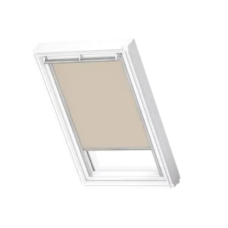 VELUX Verdunkelungs-Rollo manuell DKL P50 4556S Sandbeige, alu Schiene, Premium