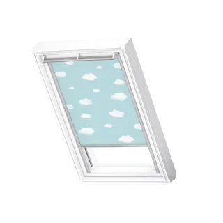 VELUX Verd.-Rollo man. DKL M31 4660S Kids Blauer Himmel, alu Schiene