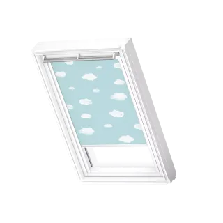 VELUX Verd.-Rollo man. DKL M31 4660SWL Kids Blauer Himmel, weiße Schiene