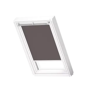 VELUX Verd.-Rollo man. DKL M31 4577SWL Taupe, weiße Schiene, Premium
