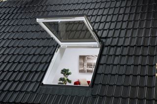 VELUX Wohn- Ausstiegsf. GTL MK08 2370 weiß lack THERMO Ti walz 78x140