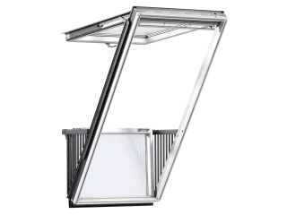 Velux Dachbalkon GDL MK19 2066 weiß lack EN. PLUS Alu 78x252
