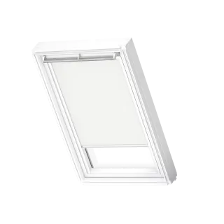VELUX Verdunkelungs-Rollo manuell DKL M31 1025SWL Weiß, weiße Schiene, Standard