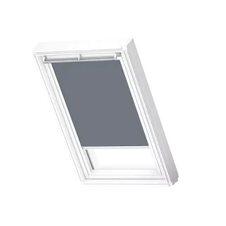 VELUX Verd.-Rollo man. DKL M31 4581SWL Blaugrau, weiße Schiene, Premium