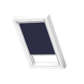VELUX Verdunkelungs-Rollo manuell DKL P50 1100S Dunkelblau, alu Schiene, Standard