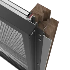 Befestigungsvariante 3 ROMBUS Easy, Holz-Aluminiumfenster